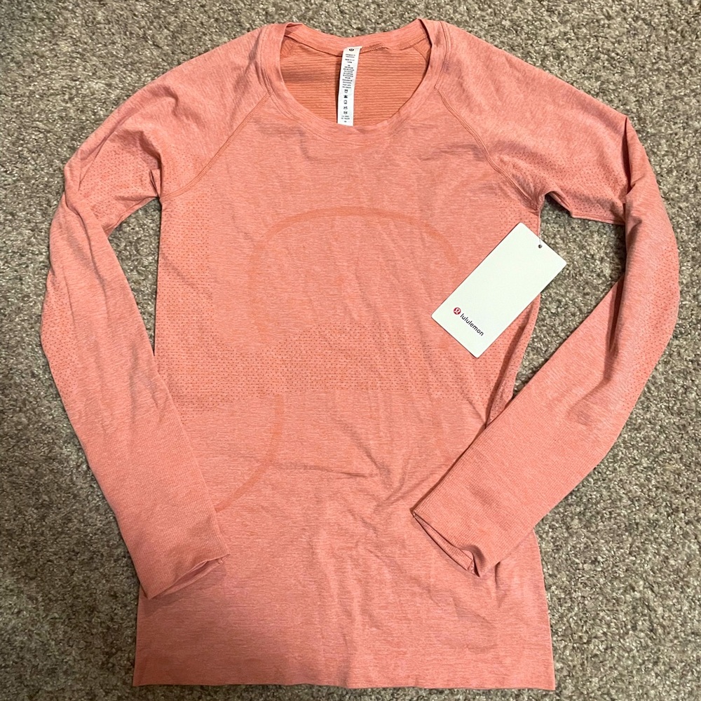 Lululemon Swiftly Tech 2.0 Long Sleeved - Savannah/Pink Mist